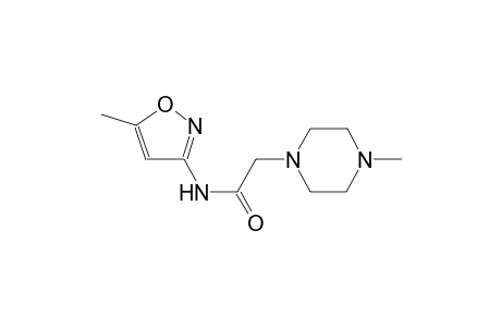 N-(5-methyl-3-isoxazolyl)-2-(4-methyl-1-piperazinyl)acetamide