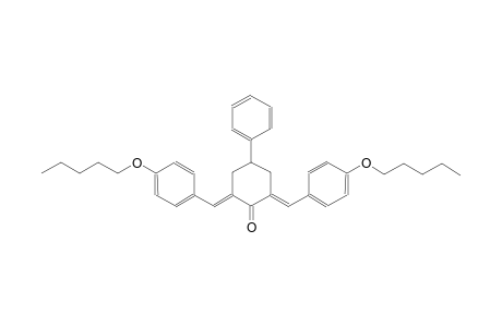 cyclohexanone, 2,6-bis[[4-(pentyloxy)phenyl]methylene]-4-phenyl-,(2E,6E)-