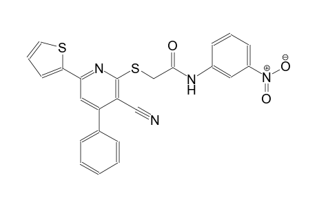 acetamide, 2-[[3-cyano-4-phenyl-6-(2-thienyl)-2-pyridinyl]thio]-N-(3-nitrophenyl)-