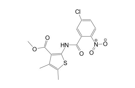 methyl 2-[(5-chloro-2-nitrobenzoyl)amino]-4,5-dimethyl-3-thiophenecarboxylate