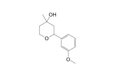 2-(3-methoxyphenyl)-4-methyl-tetrahydropyran-4-ol
