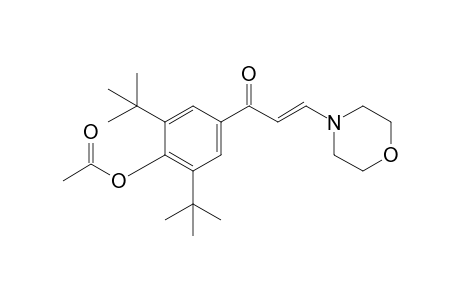 1-(4-Acetoxy-3,5-di-tert-butyl)phenyl-3-morpholinopropen-1-one