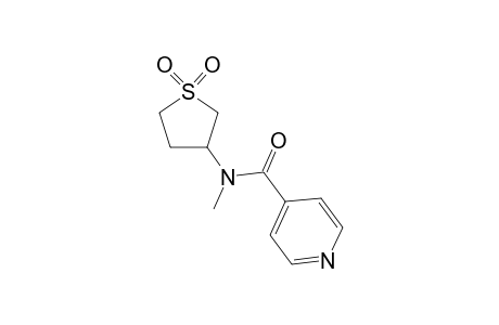 N-(1,1-Dioxidotetrahydrothiophen-3-yl)-N-methylisonicotinamide