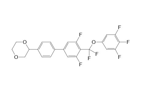 2-[4-[4-[difluoro-(3,4,5-trifluorophenoxy)methyl]-3,5-difluoro-phenyl]phenyl]-1,4-dioxane