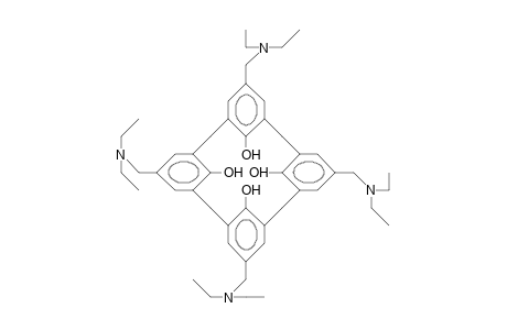 5,11,17,23-Tetrakis(diethylaminomethyl)-25,26,27,28-tetrahydroxy-calix(4)arene