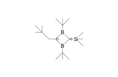 1,3-Di-tert-butyl-2-neopentyl-4-trimethylsilyl-1,3-dihydro-1,3-diboret