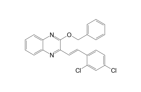 Quinoxaline, 2-[2-(2,4-dichlorophenyl)ethenyl]-3-(phenylmethoxy)-