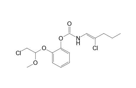 Carbamic acid, (2-chloro-1-pentenyl)-, 2-(2-chloro-1-methoxyethoxy)phenyl ester