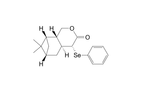 6,8-Methano-3H-2-benzopyran-3-one, octahydro-7,7-dimethyl-4-(phenylseleno)-, [4R-(4.alpha.,4a.alpha.,6.beta.,8.beta.,8a.beta.)]-