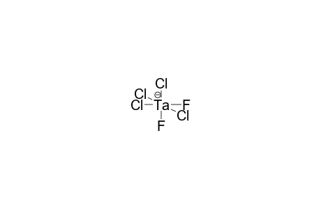 TRANS-TANTALUM DIFLUORIDE TETRACHLORIDE ANION