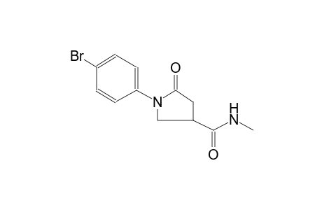 1-(4-bromophenyl)-N-methyl-5-oxo-3-pyrrolidinecarboxamide