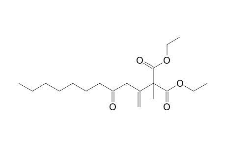 2-(1',1'-Bis(ethoxycarbonyl)ethyl)-1-undecen-4-one