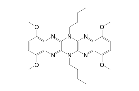 6,13-Dibutyl-6,13-dihydro-1,4,8,11-tetramethoxy-5,6,7,12,13,14-hexaazapentacene