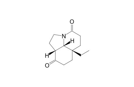 (6aS,9aR,9bS)-6a-Ethyl-octahydro-pyrrolo[3,2,1-ij]quinoline-4,9-dione