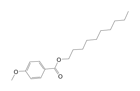 Benzoic acid, 4-methoxy-, decyl ester