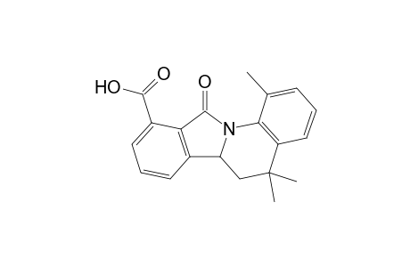 1,5,5-Trimethyl-5,6,6a,11-tetrahydro-11-oxoisoindolo[2,1-a]quinoline-10-carboxylic acid