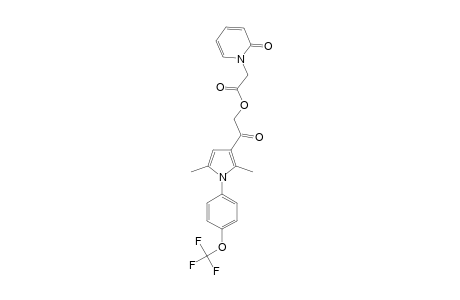 (2-OXO-2H-PYRIDIN-1-YL)-ACETIC-ACID-2-[2,5-DIMETHYL-1-(4-TRIFLUOROMETHOXYPHENYL)-1H-PYRROL-3-YL]-2-OXO-ETHYLESTER
