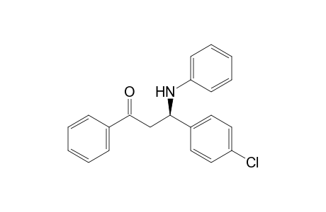 (R)-3-(4-Chlorophenyl)-1-phenyl-3-(N-phenylamino)propan-1-one