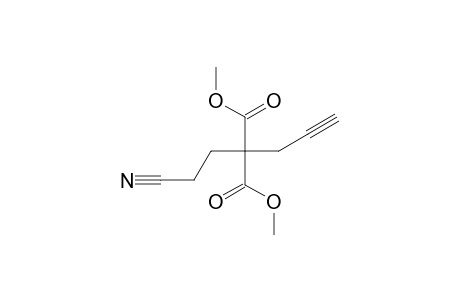 2-(2-cyanoethyl)-2-propargyl-malonic acid dimethyl ester