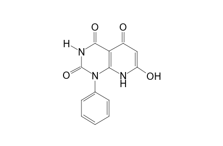 1H,8H-Pyrido[2,3-d]pyrimidine-2,4,5-trione, 7-hydroxy-1-phenyl-
