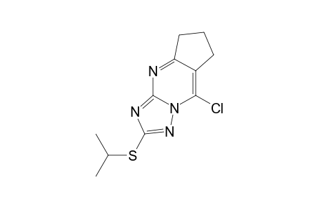 5-CHLORO-2-ISOPROPYLTHIO-CYCLOPENTA-[D]-[1,2,4]-TRIAZOLO-[1,5-A]-PYRIMIDINE