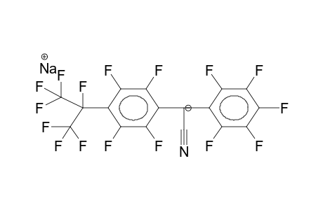 SODIUM (4-HEPTAFLUOROISOPROPYLTETRAFLUOROPHENYL)(PENTAFLUOROPHENYL)CYANOMETHANATE