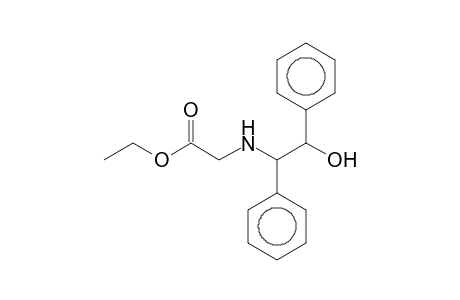 Ethyl [(2-hydroxy-1,2-diphenylethyl)amino]acetate