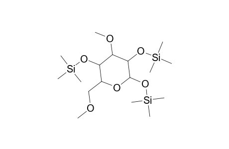 Glucopyranose, 3,6-di-O-methyl-1,2,4-tris-O-(trimethylsilyl)-