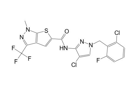 1H-thieno[2,3-c]pyrazole-5-carboxamide, N-[4-chloro-1-[(2-chloro-6-fluorophenyl)methyl]-1H-pyrazol-3-yl]-1-methyl-3-(trifluoromethyl)-