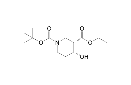 (3S,4R)-4-hydroxypiperidine-1,3-dicarboxylic acid O1-tert-butyl ester O3-ethyl ester
