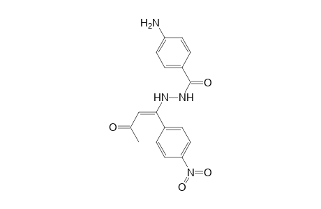 4-Amino-benzoic acid N'-[1-(4-nitro-phenyl)-3-oxo-but-1-enyl]-hydrazide