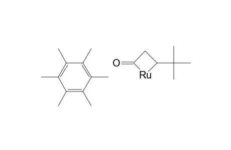Ruthenium, carbonyl[(1,2-.eta.)-3,3-dimethyl-1-butene][(1,2,3,4,5,6-.eta.)-hexamethylbenzene]-