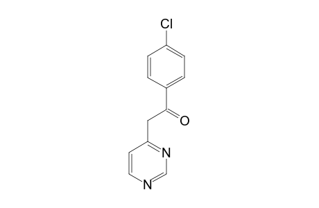 4-(p-Chlorophenylcarbonylmethyl)pyrimidine