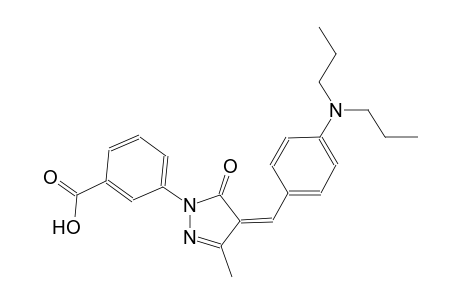 benzoic acid, 3-[(4Z)-4-[[4-(dipropylamino)phenyl]methylene]-4,5-dihydro-3-methyl-5-oxo-1H-pyrazol-1-yl]-