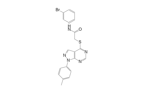 N-(3-bromophenyl)-2-{[1-(4-methylphenyl)-1H-pyrazolo[3,4-d]pyrimidin-4-yl]sulfanyl}acetamide