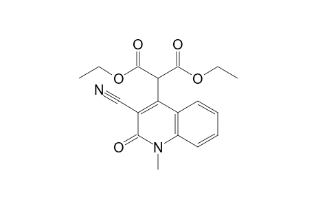 2-(3-cyano-1-methyl-2-oxo-4-quinolinyl)propanedioic acid diethyl ester