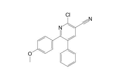 2-Chloro-6-(4-methoxyphenyl)-5-phenylnicotinonitrile