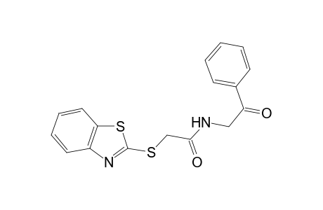 Acetamide, 2-(2-benzothiazolylthio)-N-benzoylmethyl-