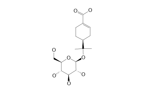 (-)-OLEUROPEIC-ACID-8-O-BETA-D-GLUCOPYRANOSIDE;(4S)-4-(1-BETA-D-GLUCOPYRANOSYLOXY-1-METHYL)-ETHYL-1-CYCLOHEXENE-1-CARBOXYLIC-ACID