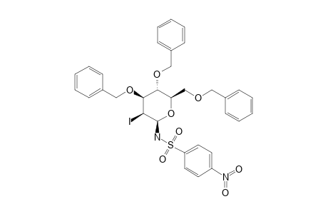 N-[(2R,3S,4S,5R,6R)-4,5-bis(benzyloxy)-6-(benzyloxymethyl)-3-iodo-tetrahydropyran-2-yl]-4-nitro-benzenesulfonamide