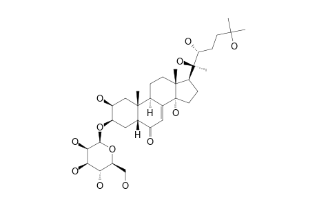 SILENEOSIDE-D;20-HYDROXY-ECDYSONE-3-ALPHA-D-GALACTOPYRANOSIDE