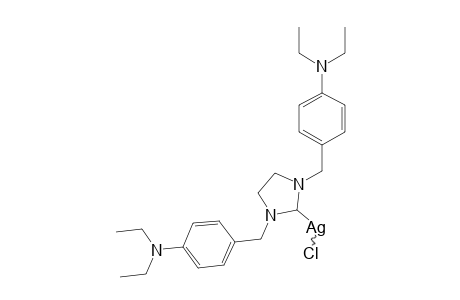 CHLORO-1,3-BIS-(4-DIETHYLAMINOBENZYL)-IMIDAZOLIN-2-YLDENE-SILVER(I)