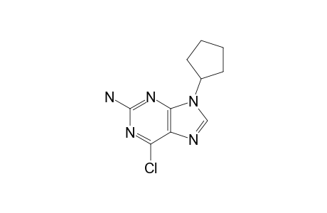 2-AMINO-6-CHLORO-9-(CYCLOPENTYL)-9H-PURINE