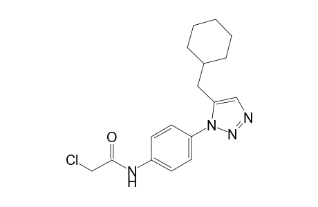 1-(4-Chloroacetamidophenyl)-5-(cyclohexylmethyl)-1H-1,2,3-triazole