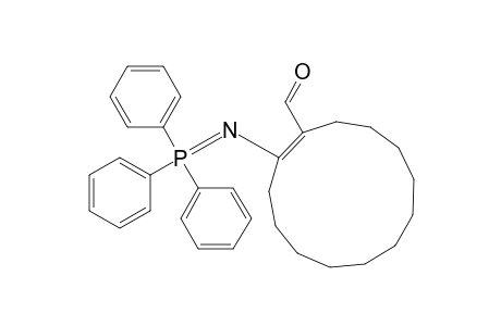 2-(Triphenylphosphoranylideneamino)cyclotridec-1-enecarbaldehyde