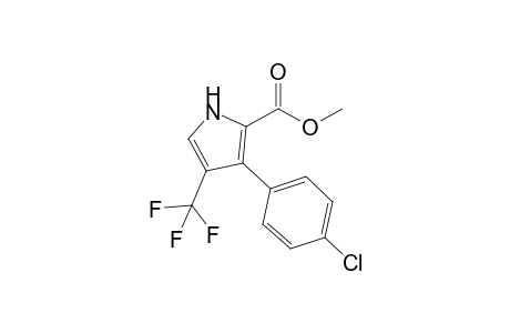 Methyl 4-trifluoromethyl-3-(4-chlorophenyl)-1H-pyrrole-2-carboxylate