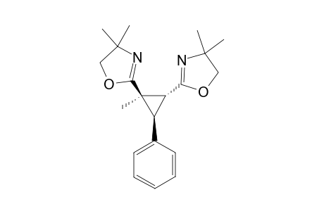 (1R*,2R*,3S*)-1-METHYL-TRANS-1,2-BIS-(4,4-DIMETHYL-2-OXAZOLIN-2-YL)-CIS-3-PHENYLCYCLOPROPANE