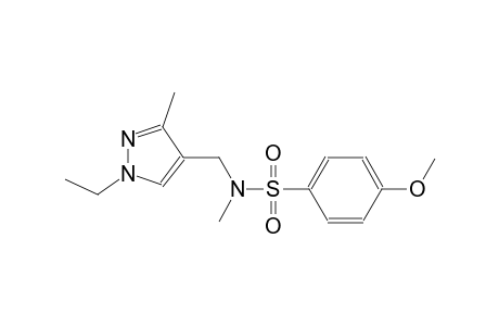 benzenesulfonamide, N-[(1-ethyl-3-methyl-1H-pyrazol-4-yl)methyl]-4-methoxy-N-methyl-