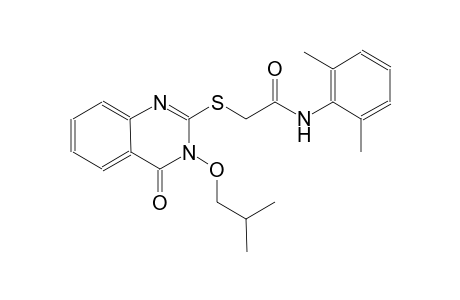 N-(2,6-dimethylphenyl)-2-[(3-isobutoxy-4-oxo-3,4-dihydro-2-quinazolinyl)sulfanyl]acetamide