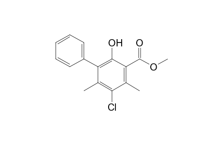 Methyl 5-Chloro-4,6-dimethyl-3-phenylsalicylate